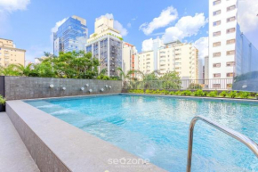 Studio Zen c/vista panorâmica de São Paulo ONJ2612